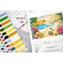 Luca S Kryželiu embroidery kit 'Tropical Summer' 43 x 29 cm SBU5089 Luca S Kryželiu embroidery kit 'Tropical Summer' 43 x 29 cm SBU5089