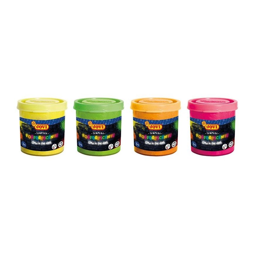 Spīdīgas krāsas tumsā JOVI, 35 ml, 4 krāsas – 2