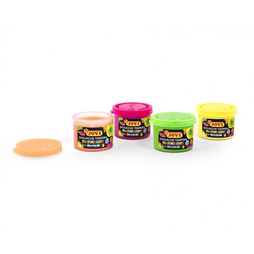 Šviečiantys tamsoje dažai JOVI, 35 ml, 4 spalvos – 4