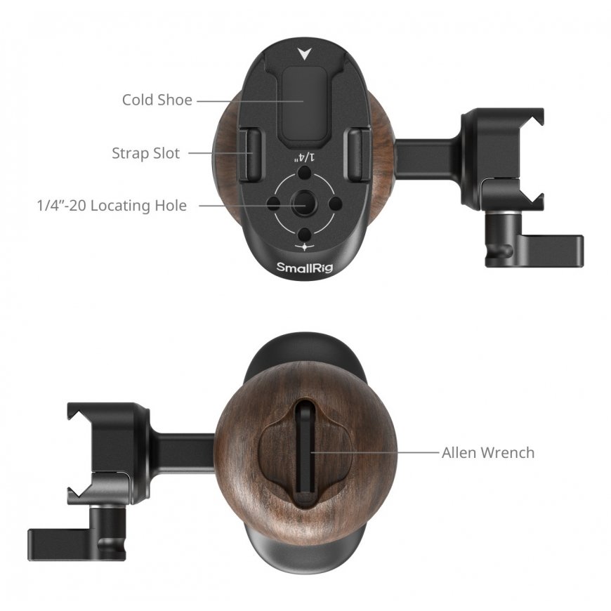 SmallRig 5239 paigaldustarvik kaamerale Kaamera käepide – 2