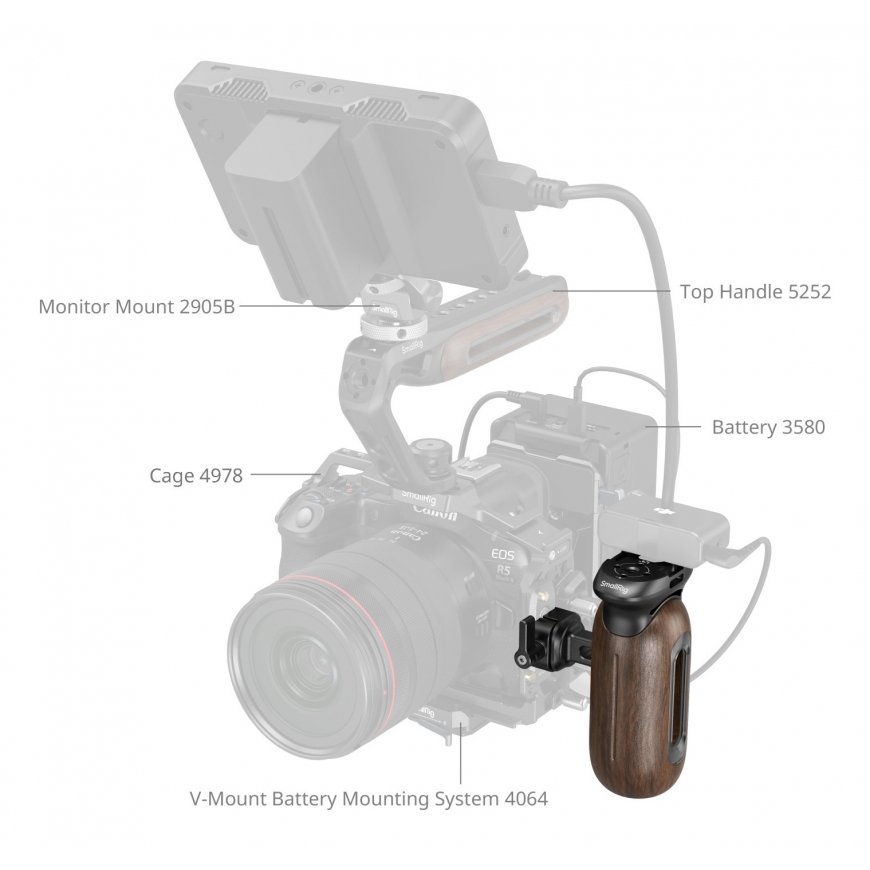 SmallRig 5239 paigaldustarvik kaamerale Kaamera käepide – 4