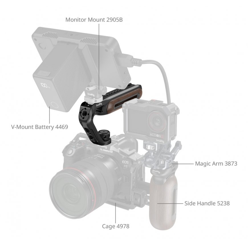 SmallRig 5252 paigaldustarvik kaamerale Ülemine käepide – 4