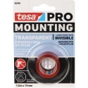 DVIŠALĒ MONTĒŠANAS LENTE MONTĀŽA-PRO/CAURSPIDĪGA/1,5X19 TESA DVIŠALĒ MONTĒŠANAS LENTE MONTĀŽA-PRO/CAURSPIDĪGA/1,5X19 TESA