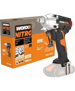 Ударный гайковерт Worx Бесщеточный Ударный гайковерт WORX WX272.9 20V 300Nm