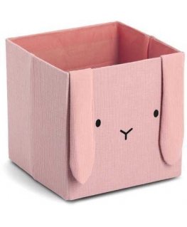 Контейнер для игрушек Zeller Muslino COZY KIDS с ушками, 28 x 28 x 28 см