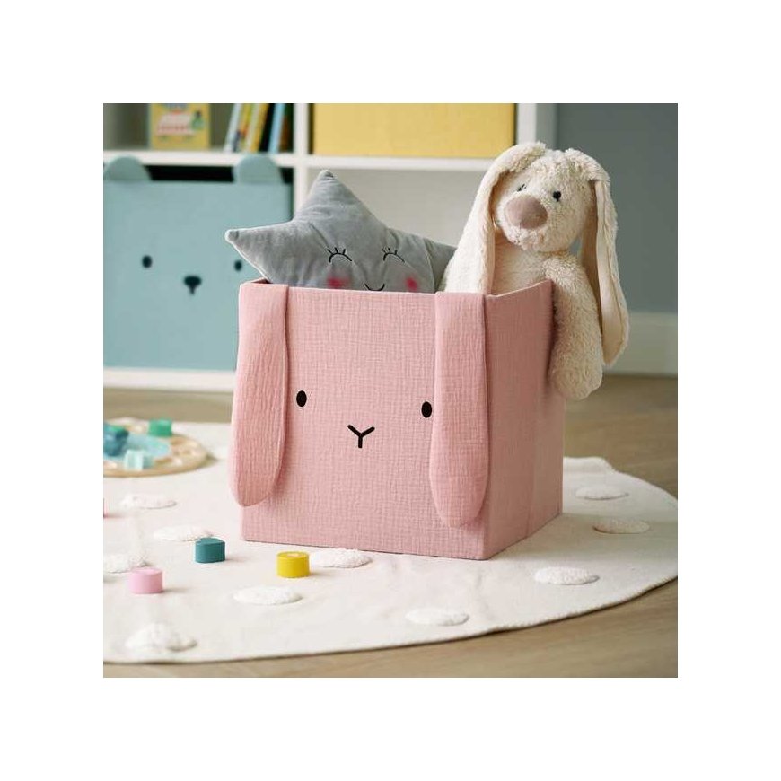 Контейнер для игрушек Zeller Muslino COZY KIDS с ушками, 28 x 28 x 28 см – 5