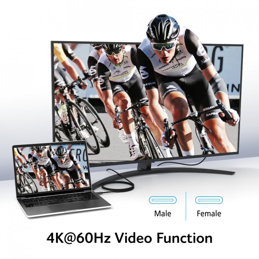 Akasa AK-CBUB70-12BK USB кабель 1,2 m USB C Черный – 5