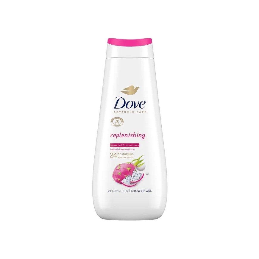 Dove Uzlabotā aprūpe atjaunojošs dušas gels