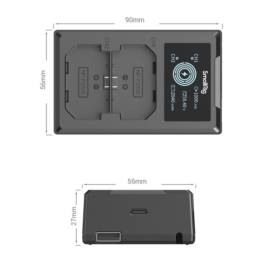 SmallRig 4087 зарядное устройство Батарея цифровой камеры – 3