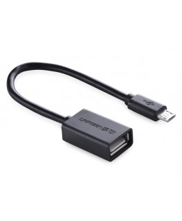 Ugreen 10396 USB cable USB 2.0 0.12 m USB A Micro-USB B Black