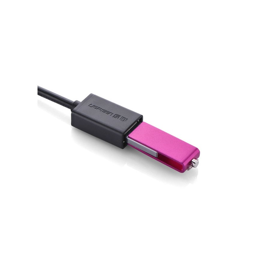 Ugreen 10396 USB-kaabel USB 2.0 0,12 m USB A Micro-USB B Must – 5