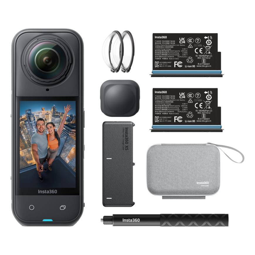 BW välistingimustes kast Tüüp 1000 Insta360 X4 / Insta360 X5 jaoks, oranž