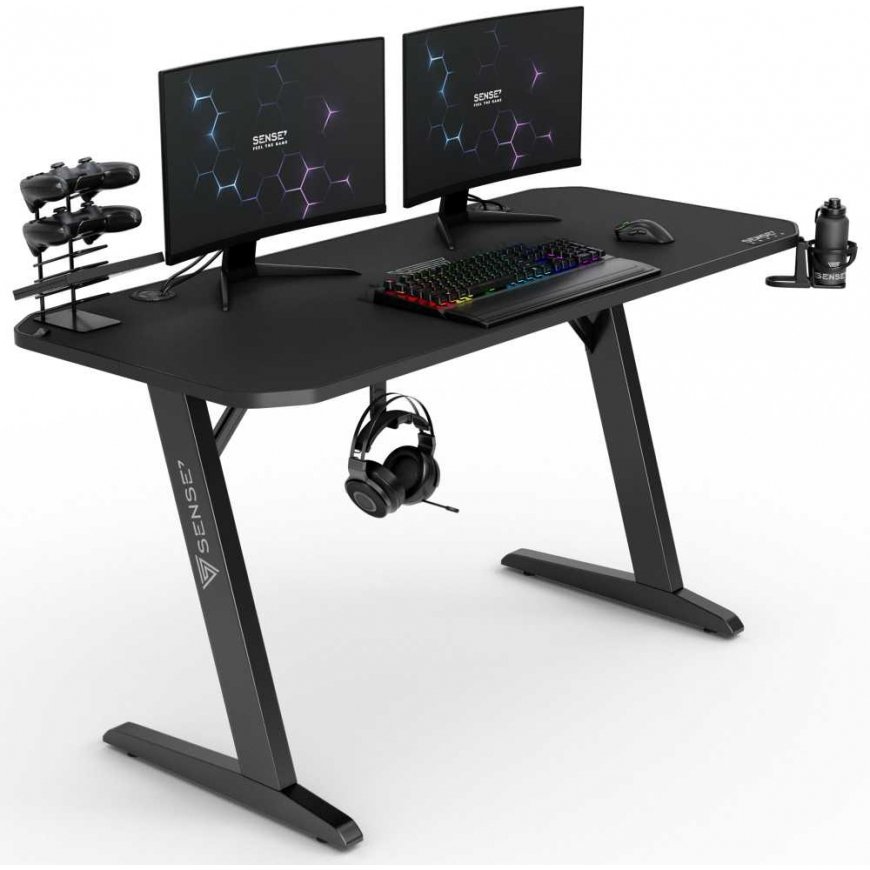 SENSE7 Игровой Номад Классик Черный 140x60 см – 2