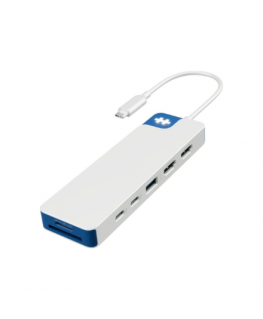 Targus Hyper HyperDrive Flex 9 portu divu 4K HDMI USB-C centrmezgls, Zila | Hyper