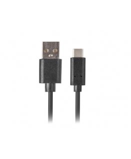 Lanberg CA-USBO-20CU-0018-BK USB кабель USB 2.0 1,8 m USB A USB C Черный