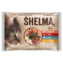 SHELMA с лососем в соусе - влажный корм для кошек - 85 г