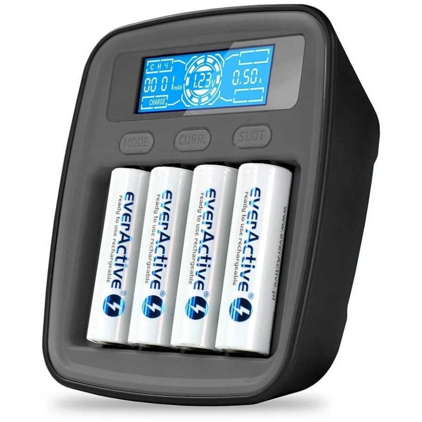 Everactive Lādētājs akumulatoriem Ni-MH USB-C NC1000MV2