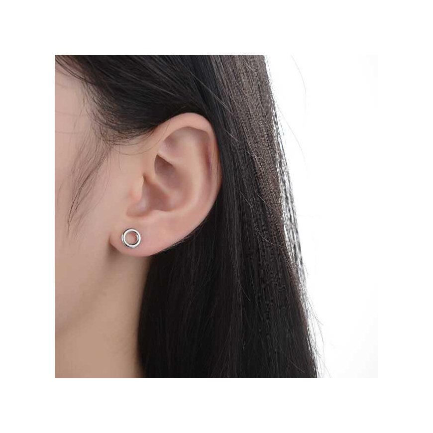 Silver earrings with stones Rings E0004412