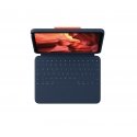 Logitech 920-011191 mobilo ierīču klaviatūra QWERTZ Vācu Smart Connector Zils