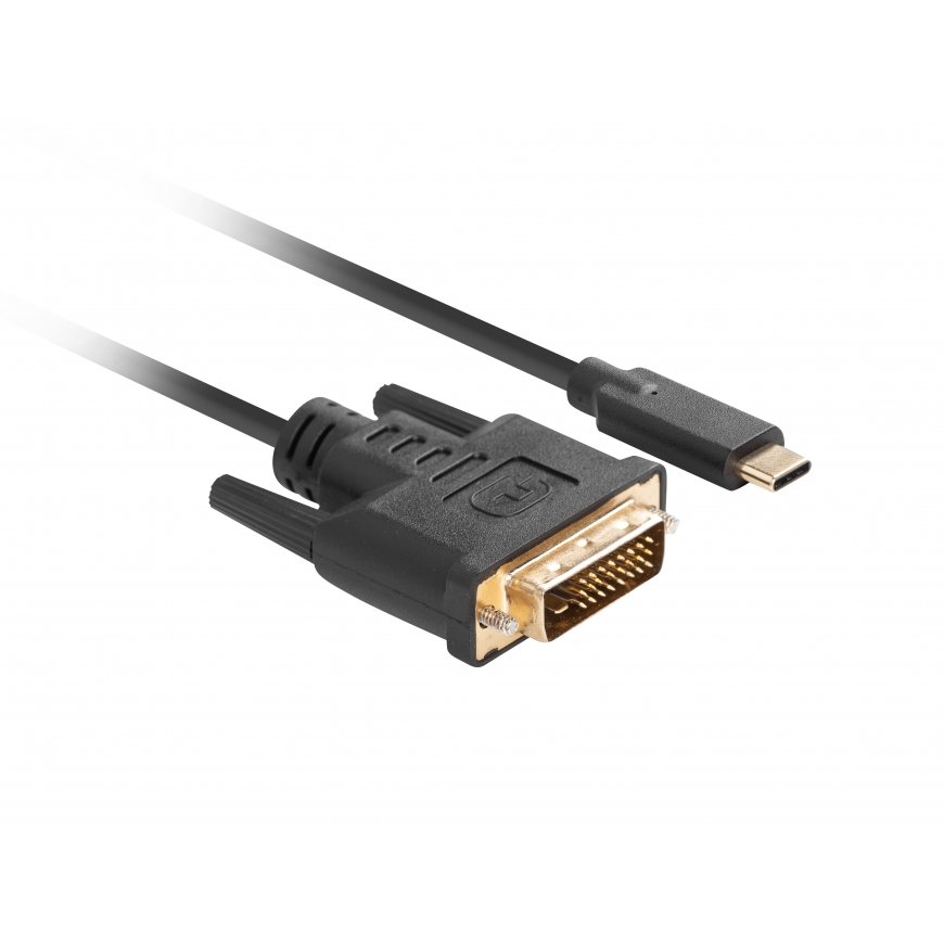 Lanberg CA-CMDV-10CU-0030-BK видео кабель адаптер 3 m USB Type-C DVI-D Черный – 3