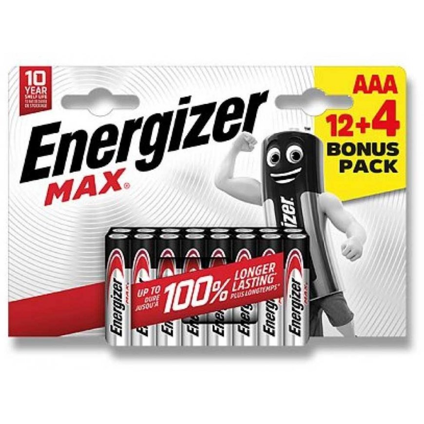 Energizer Alkaline Power - AAA/16 kpl mikroliitin - 12+4 ilmaiseksi – 2