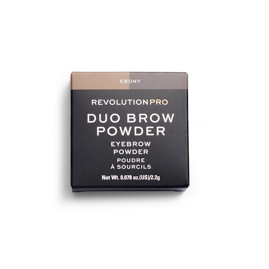Makeup Revolution, REVOLUTION PRO, Vegāns, Uzacu pulveris, Ebonija,