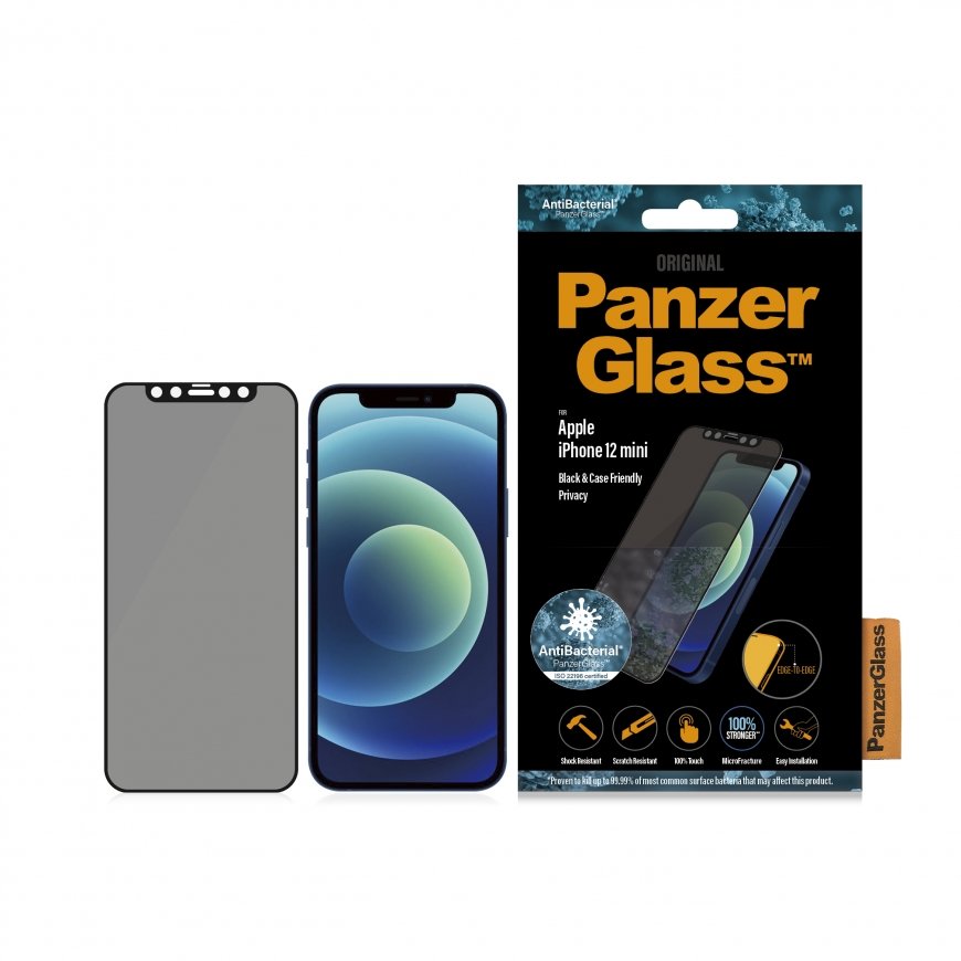 PanzerGlass ® Privacy Screen Protector iPhone 12 Mini | Edge-to-Edge – 2