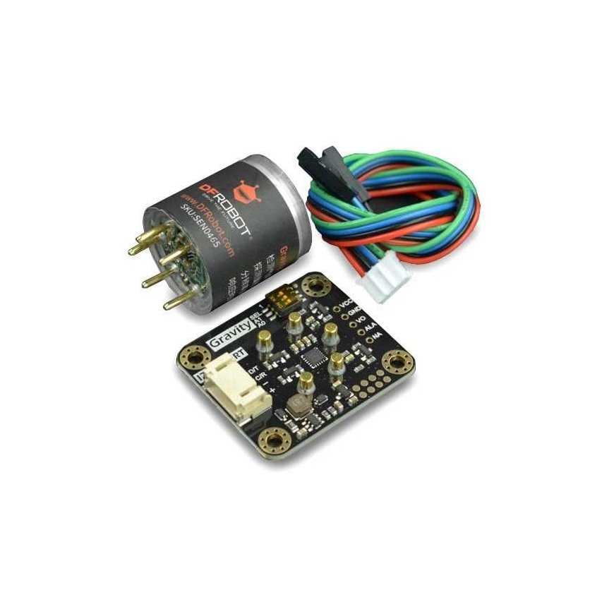 Gravitatsiooni - O2 hapniku andur - I2C / UART - tehases kalibreeritud - DFRobot SEN0465