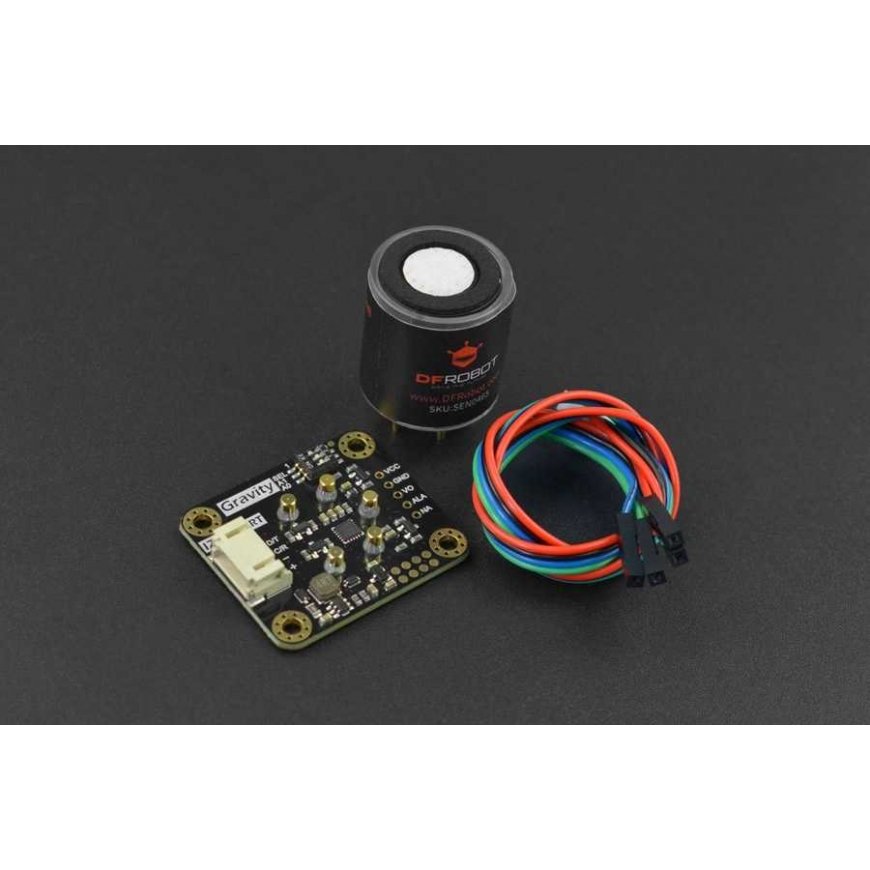 Gravitatsiooni - O2 hapniku andur - I2C / UART - tehases kalibreeritud - DFRobot SEN0465 – 5