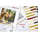 luca S Krēslīšu izšūšanas komplekts „Vāze ar rozēm un mellenēm“ 35 x 35 cm SB719 luca S Krēslīšu izšūšanas komplekts „Vāze ar rozēm un mellenēm“ 35 x 35 cm SB719
