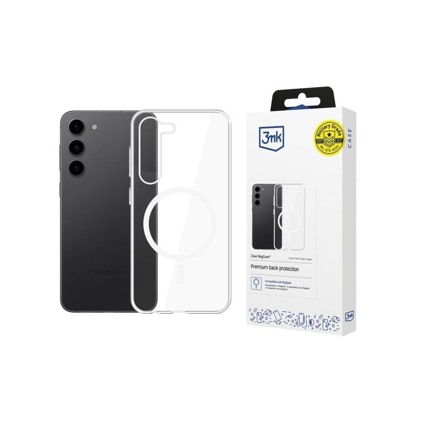 3MK Clear MagCase mobile phone case 17 cm (6.7") Cover Transparent