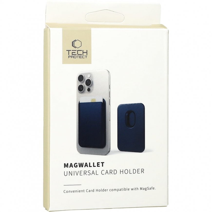 TECH-PROTECT MAGWALLET MAGSAFE UNIVERSALUS MAGNETINIS KORTELIŲ LAIKIKLIS