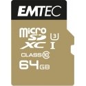 Emtec ECMSDM64GXC10SP atminties kortelė 64 GB MicroSDXC Klasės 10 Emtec ECMSDM64GXC10SP atminties kortelė 64 GB MicroSDXC Klasės 10