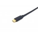 Equip 133427 vaizdo kabelio adapteris 2 m C tipo USB DisplayPort Pilka Equip 133427 vaizdo kabelio adapteris 2 m C tipo USB DisplayPort Pilka