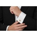 Troli Glimmering Gold-Plated Cufflinks Troli Glimmering Gold-Plated Cufflinks