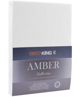 DecoKing Amber White Bedspread, 240x200 cm, with elastic
