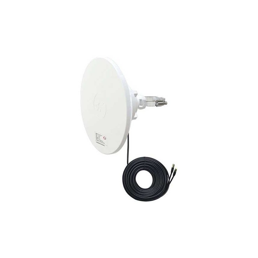 Hismart 5G / LTE / CBRS 2x2MIMO antenn, 1.7-4.2GHz, 2x 12dBi, IP67
