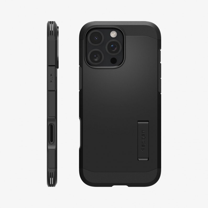 Spigen iPhone 16 Pro Max Case matkapuhelimen suojakotelo musta