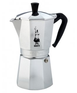Bialetti Moka Express Кофеварка мокка Алюминий, Черный