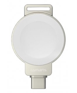 4smarts 541476 mobile device charger Smartwatch Brown, Silver, White USB Wireless charging Indoor, Outdoor