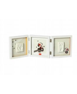 Tiny Love dvigubas rėmelis kūdikio pėdos/ rankos atspaudų rinkinys Baltas 3333166061
