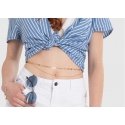 TROLI Modern Double Gold-Plated Waist Chain