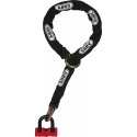 ABUS 59715 velosipēdu slēdzene Melns, Sarkans 1200 mm Ķēdes bloķētājs