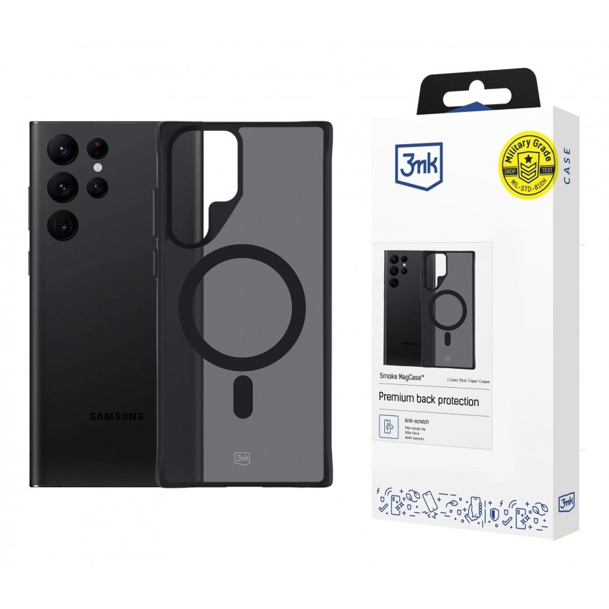 3MK Smoke MagCase matkapuhelimen suojakotelo 17,4 cm (6.84") Suojus Harmaa – 2