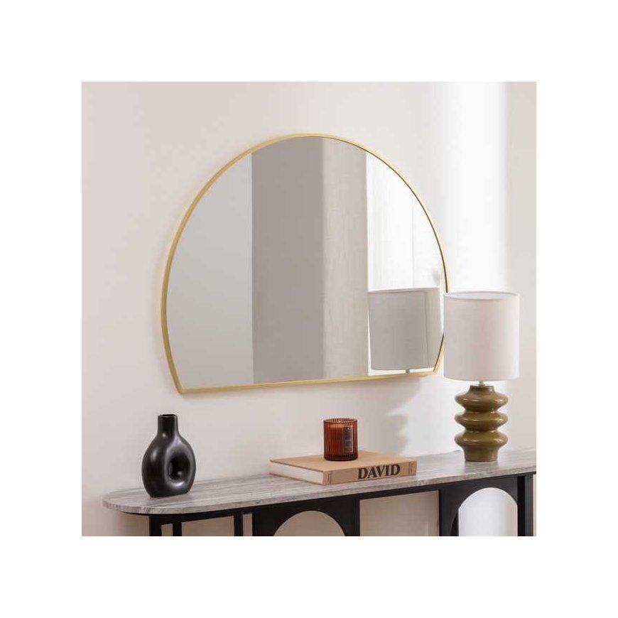 Frame Pusapvalis hallway mirror ALICE, metal frame, 90 x 65 cm – 2