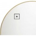 Frame Pusapvalis hallway mirror ALICE, metal frame, 90 x 65 cm