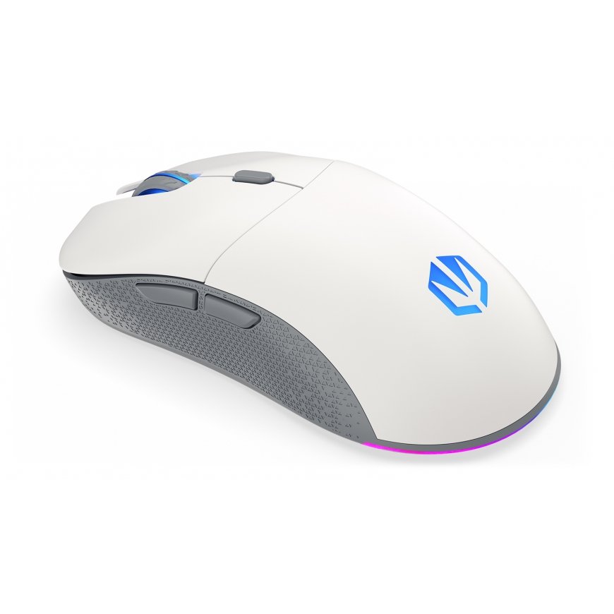 ENDORFY GEM Plus Wireless Onyx White pele Speļu Abām rokām RF Wireless + USB Type-C Optisks 26000 DP – 3