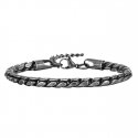Black steel bracelet for men Black steel bracelet for men