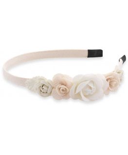 Simple hair headband with flowers