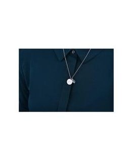 Troli Plieninis kaelakee Veevalaja tsirkooniaga (ketting, 2x ripats)
